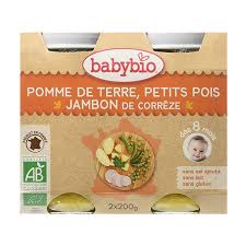 Babybio Pot Pomme De Terre Petit Pois 2 x 200 g 